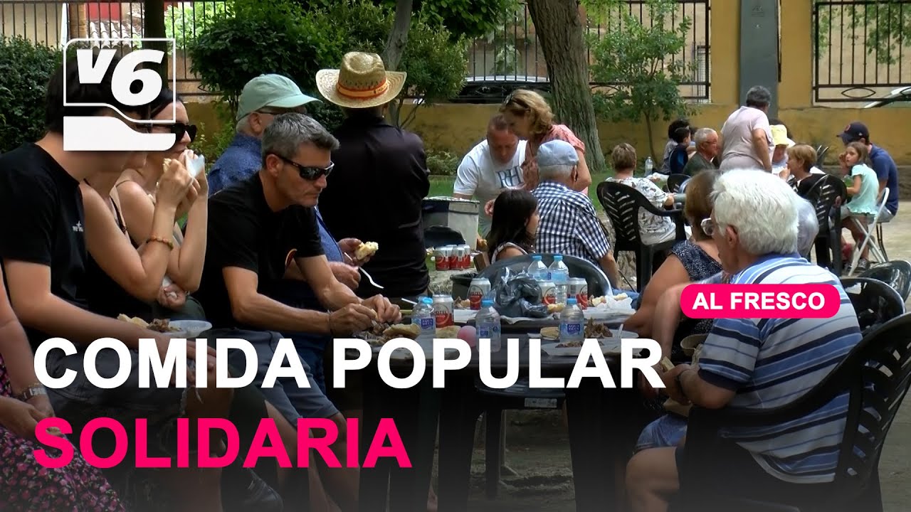 Comida popular solidara en las fiestas de El Bonillo