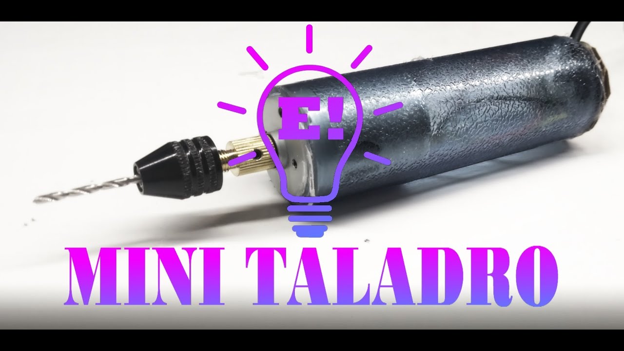 Mini Taladro Casero Facil de hacer!