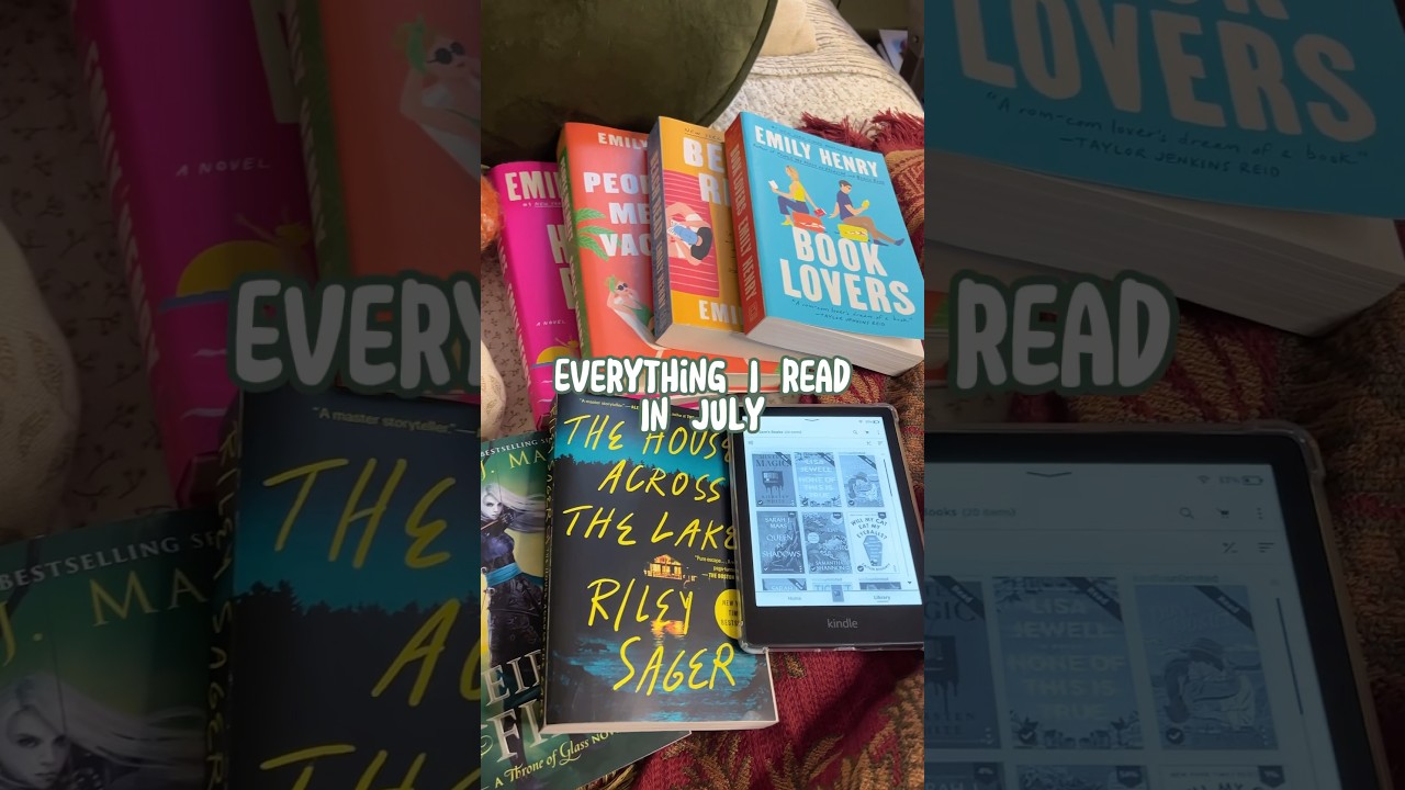July Reading Wrapup #julyreading #booktube #books #readingvlog