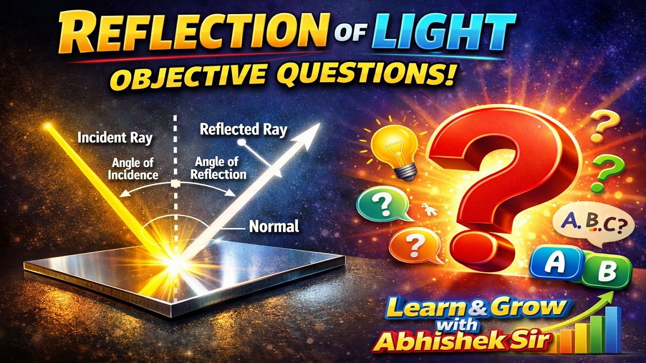 Reflection of light objective question for class 10th Bihar board PART - 01