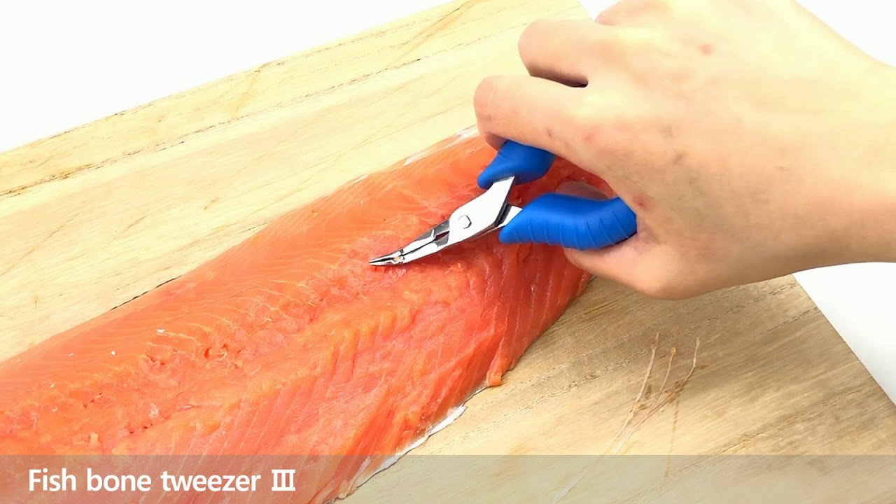 Fish Bone Tweezers Ⅲ [Bent nose type]
