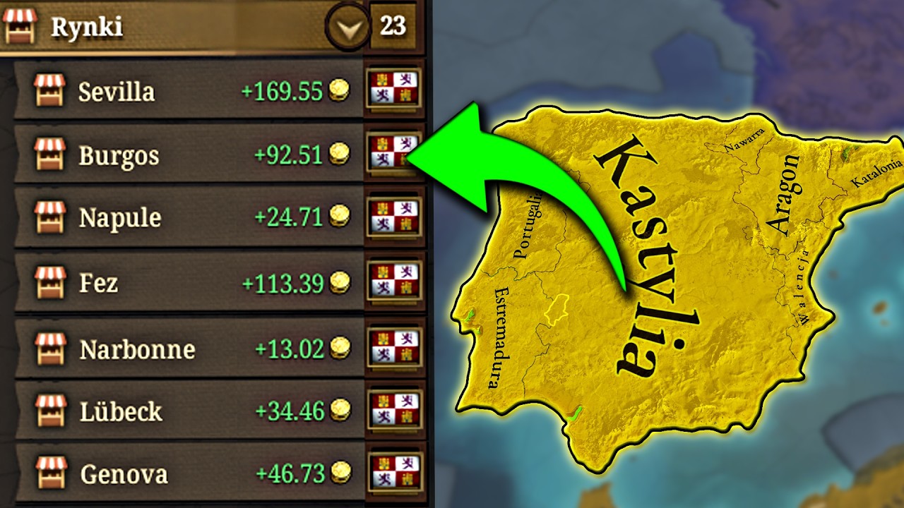 EU5 Hiszpania Poradnik | Przejąłem rynki! Sprawdź jak to zrobiłem!
