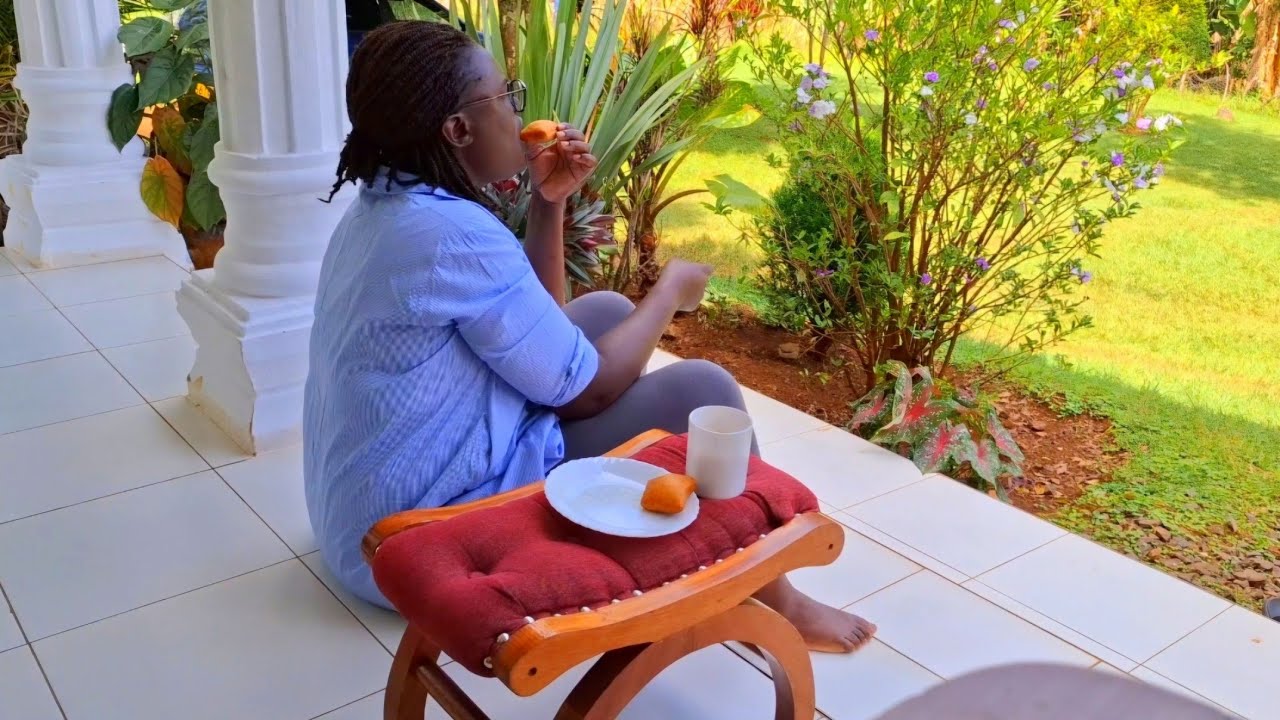 A quiet peaceful day in the countryside house. Life in the Countryside.