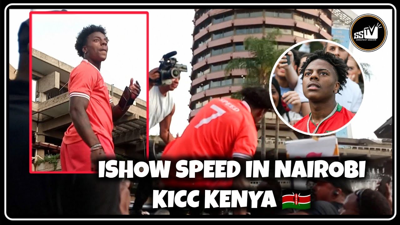 IShowSpeed Makes A Grand Entrance At KICC Nairobi, Kenyans Welcome Him Like a King 🇰🇪🔥