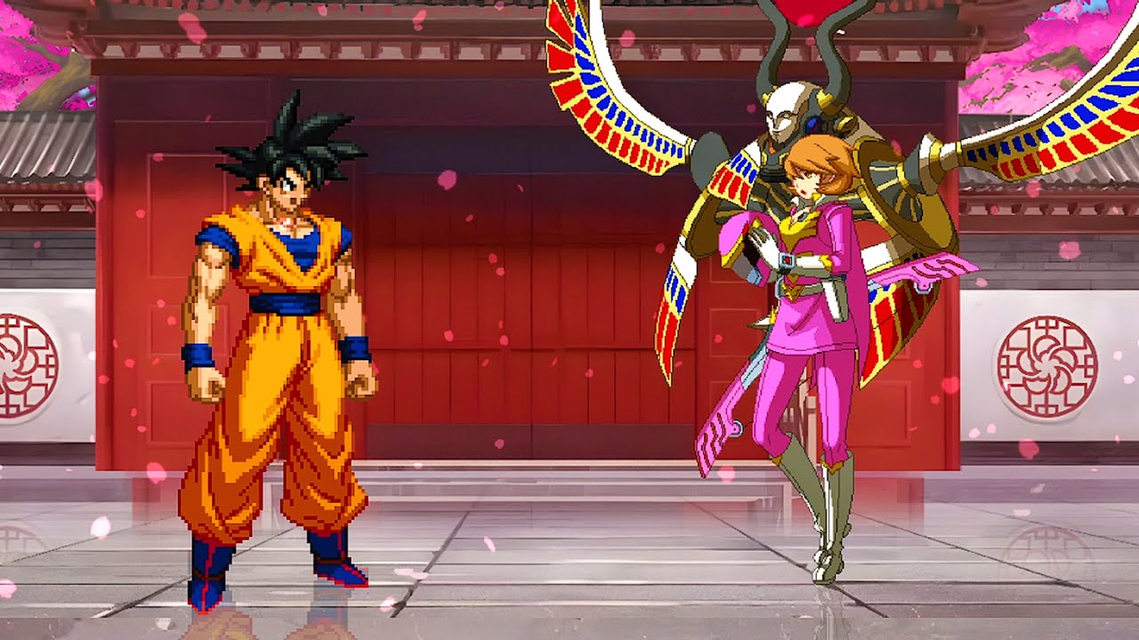 Goku Vs. Yukari Takeba - Miss Pink Archer