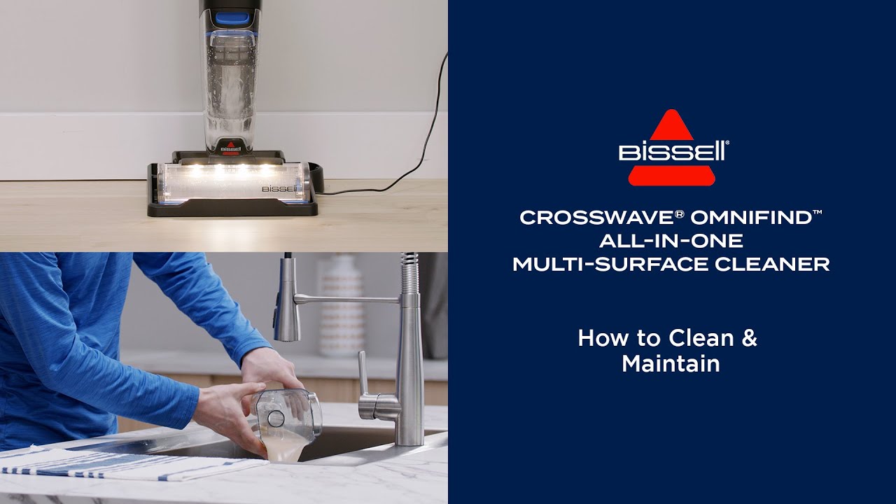 How to Clean & Maintain | CrossWave® OmniFind™ All-in-One Multi-Surface Cleaner