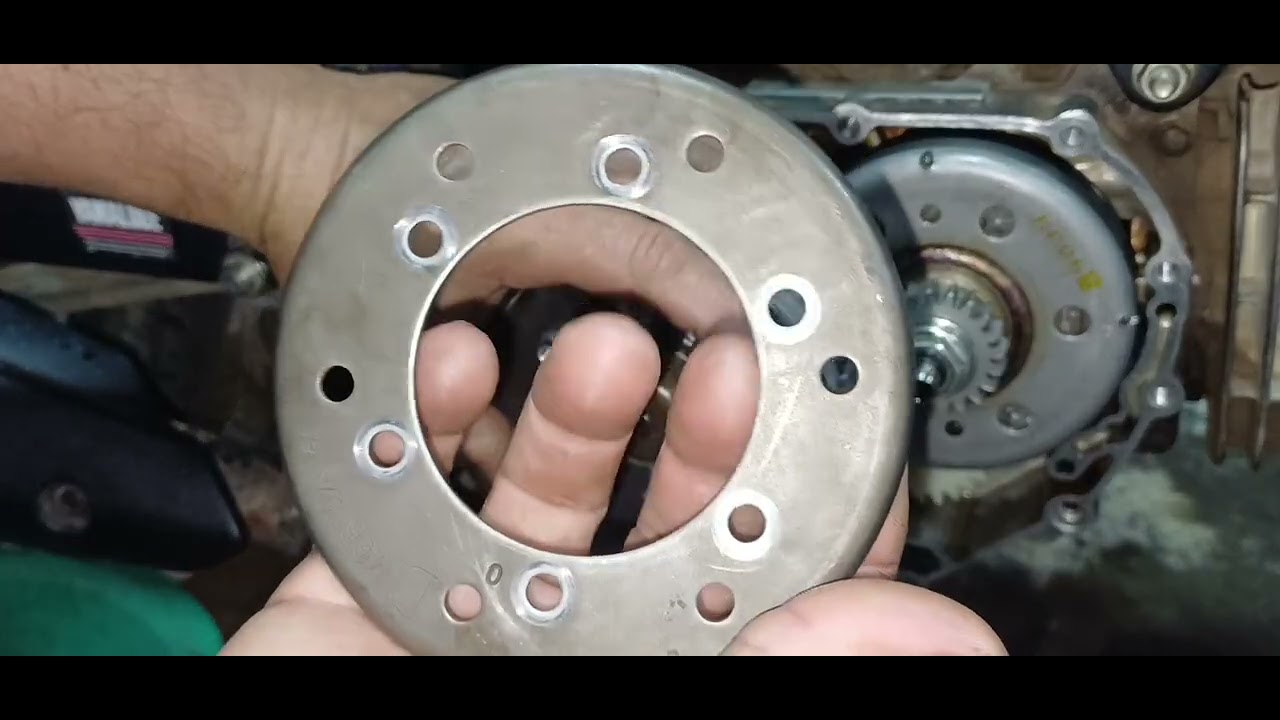 Armado de discos de clutch cripton  115 carburada 