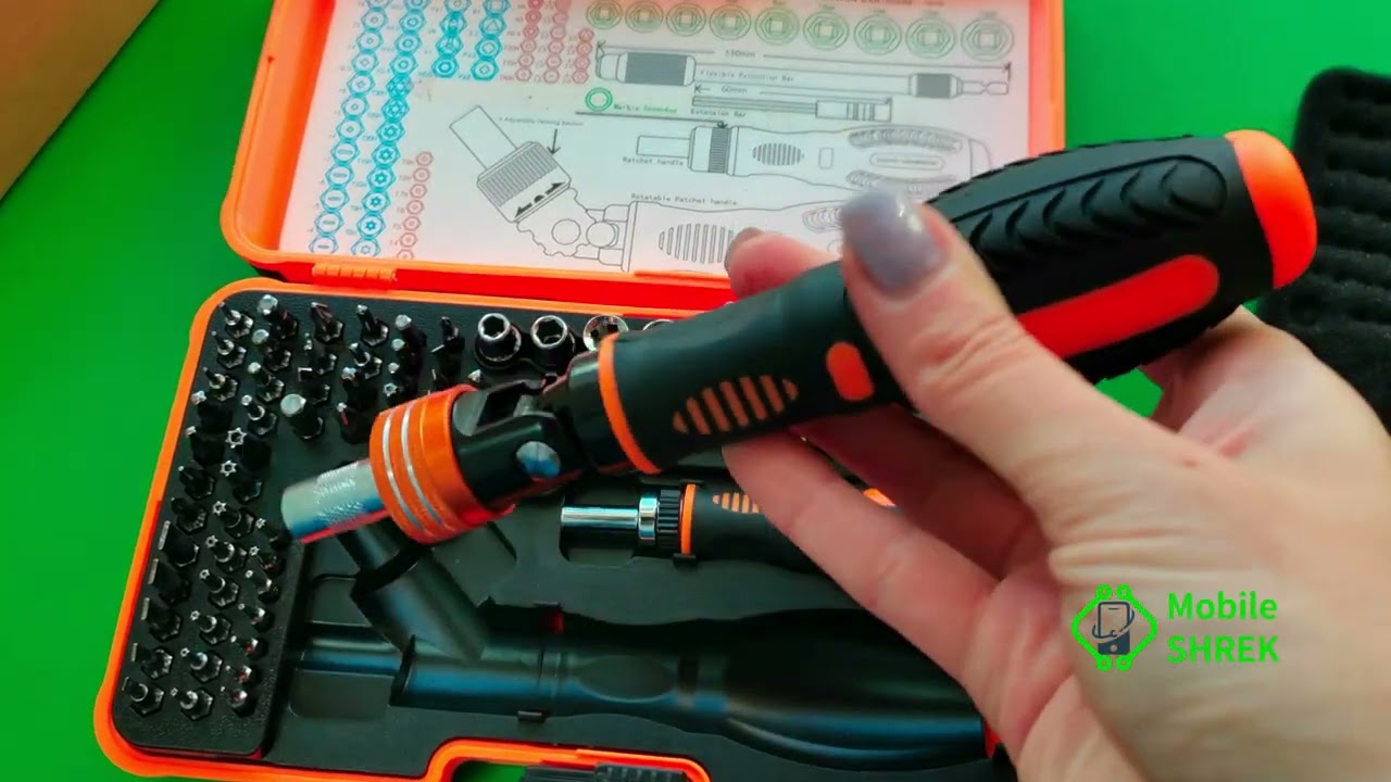 Набір викруток та біт Jakemy JM-6111 (69 в 1)