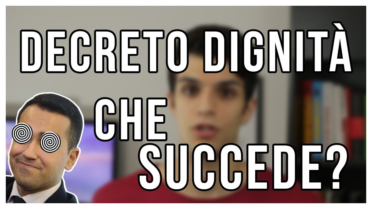 Decreto Dignit&agrave;: Parliamone