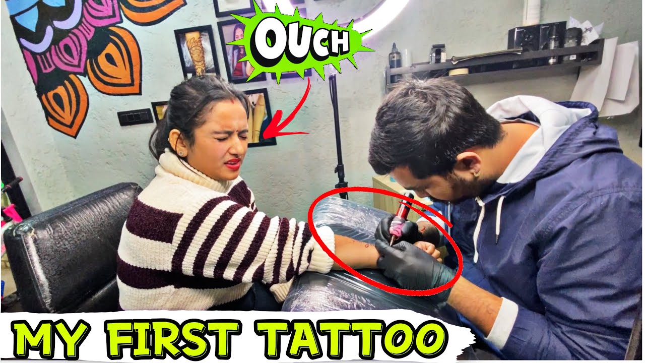 Priya got her first TATTOO || Mom & Dad Angry Reaction || priya jeet vlogs #couplevlogs