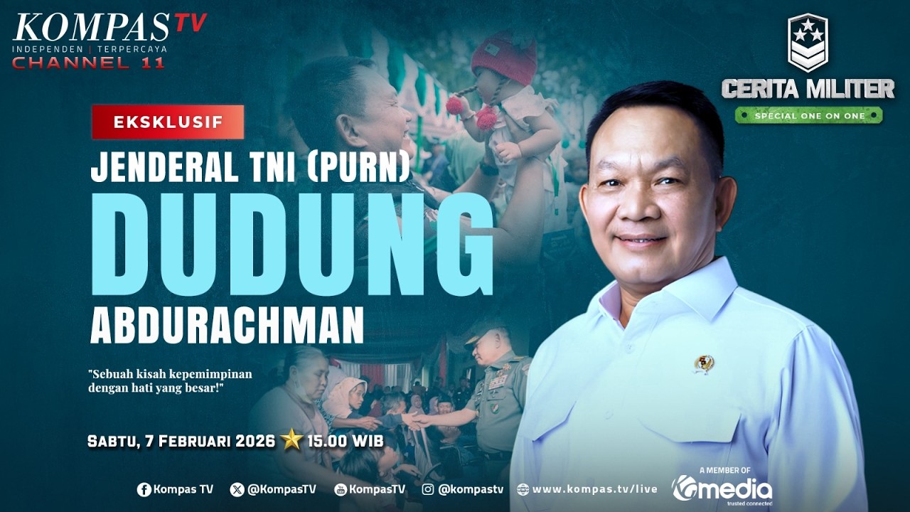 LIVE - Eksklusif! Wawancara Jenderal TNI (Purn) Dudung Abdurachman | CERITA MILITER