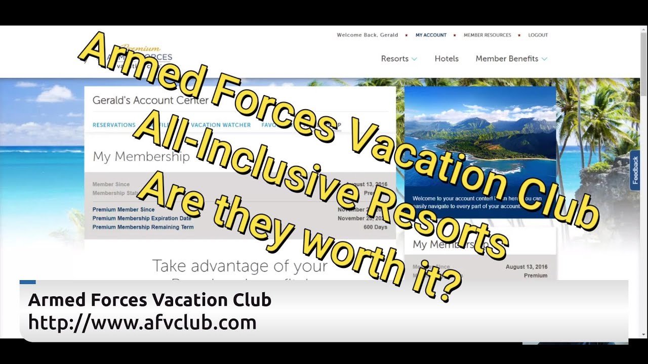 Veterans who use Armed Forces Vacation Club All-Inclusive Resorts. Are they worth the price?