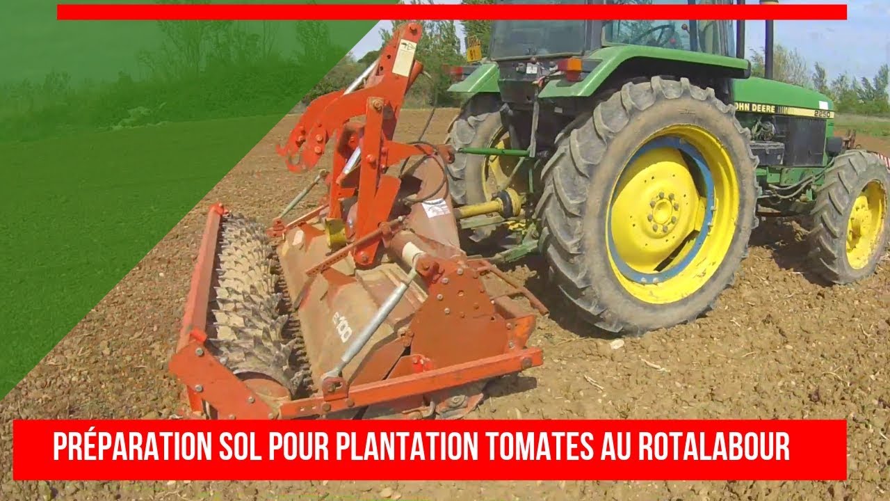 [JOHN DERRE 2250] [KUHN EL100] PREPARATION TERRE POUR PLANTATION TOMATES