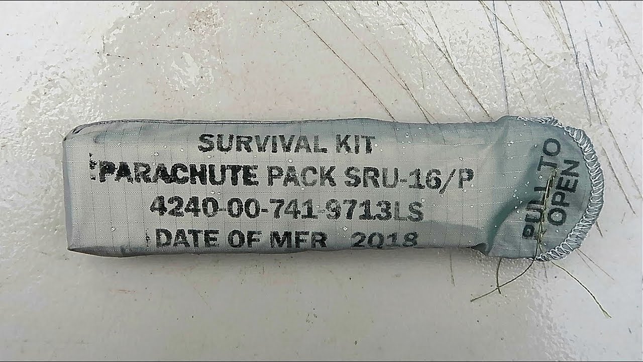 Military Survival Kit Parachute Pack