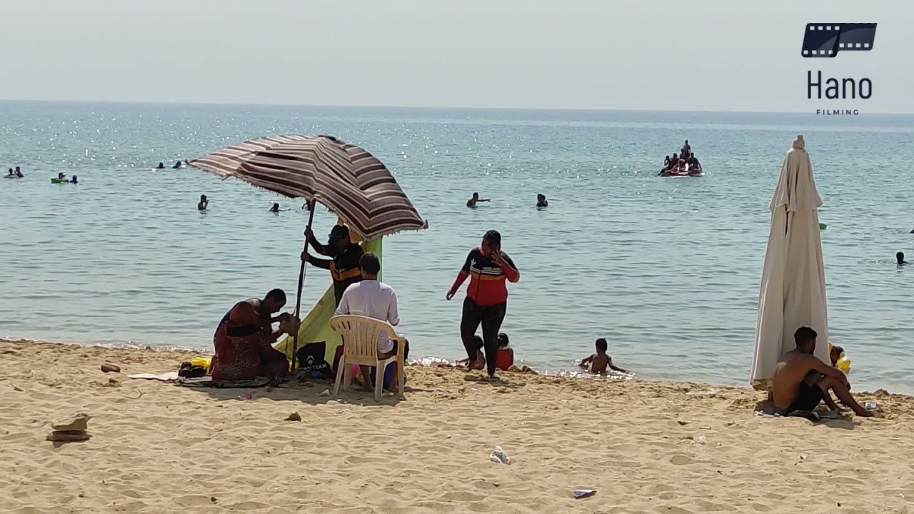 شاطئ ساند بيتش 🏖️ العين السخنة| السويس