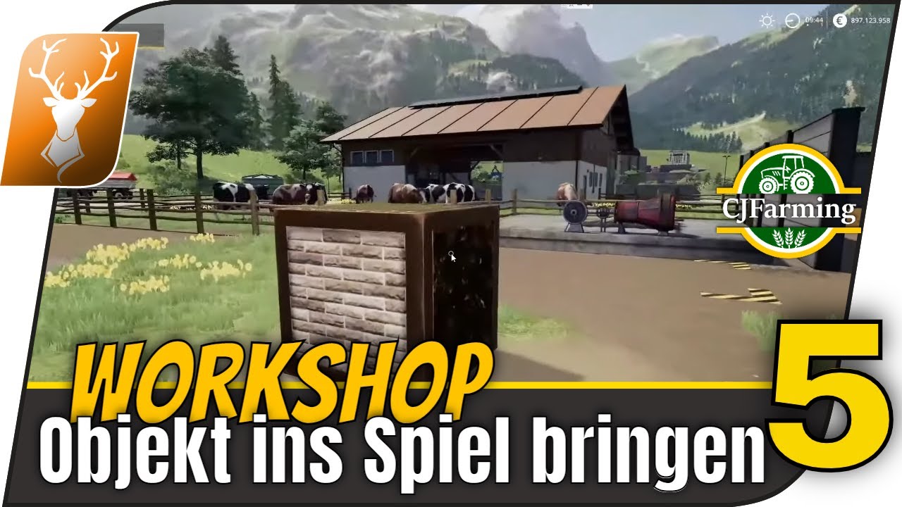Modding Tutorial - 3D Objekt ins Spiel bringen mit dem Giants Editor (z.B. aus Blender oder Maya)