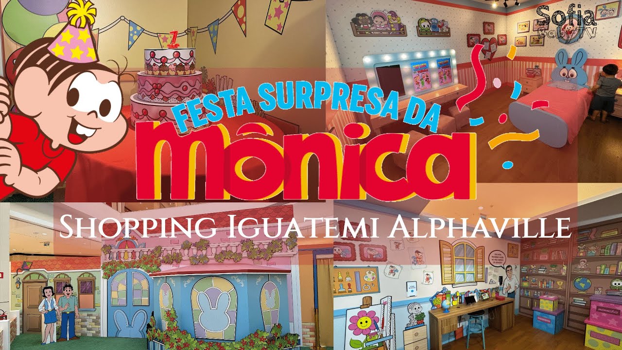 Festa Surpresa da Mônica - Shopping Iguatemi  Alphaville