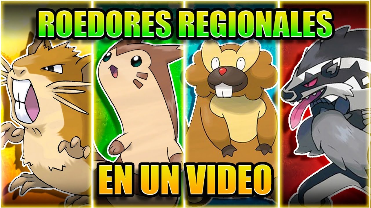 TODOS LOS ROEDORES REGIONALES EN UN VIDEO