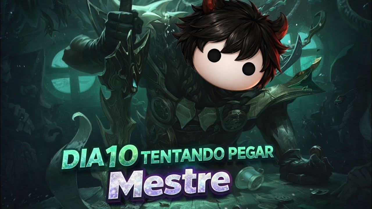 Dia 10 Tentando Pegar Mestre (estou cansado chefe...)  | LOL WILD RIFT 