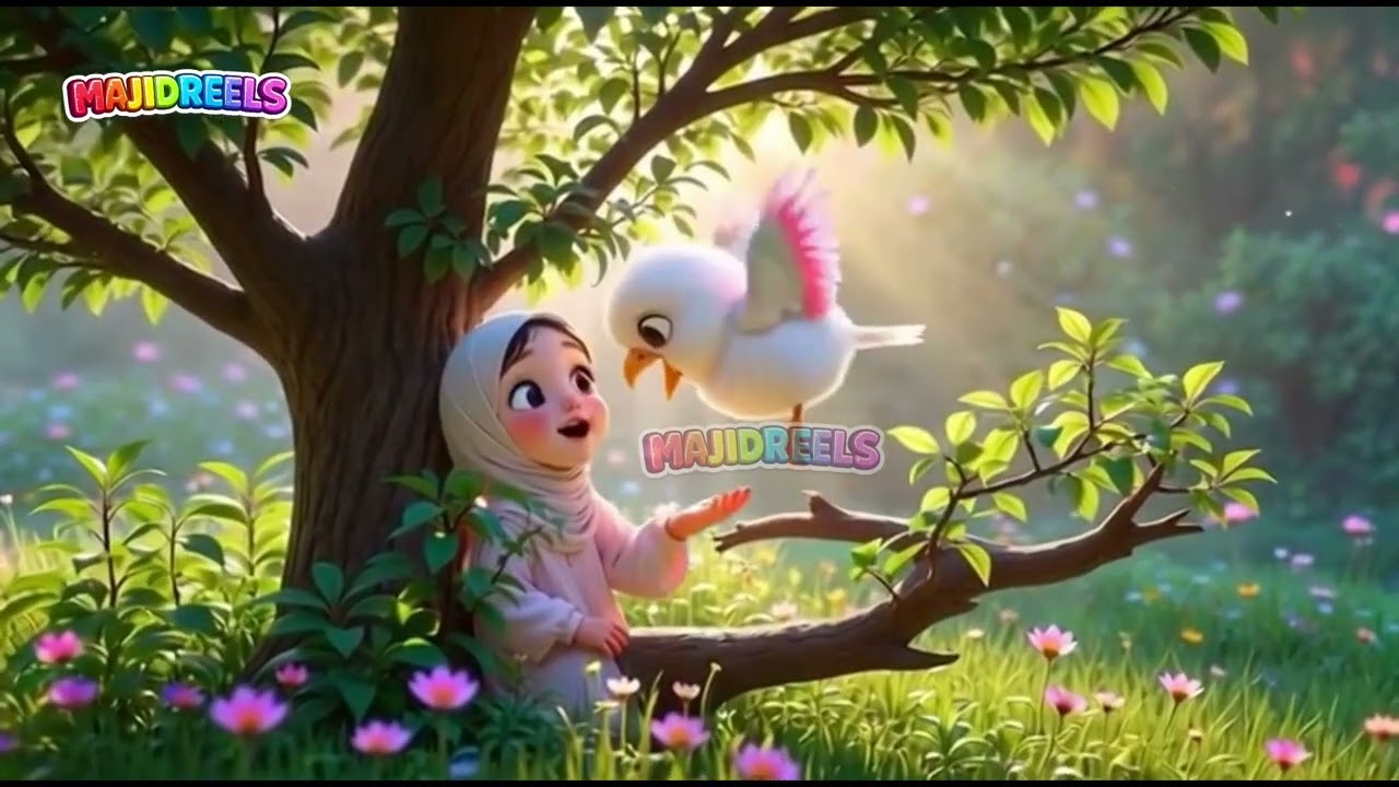 Chirya Boli Chu Chu 🐦– Allah Ho Allah Ho | Islamic Lullaby for Kids #cute #muslimkids #viral video
