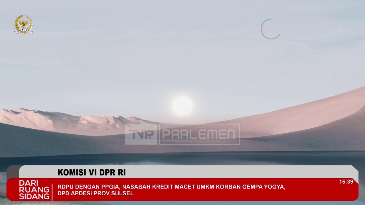 BREAKING NEWS - KOMISI VI DPR RI RDPU DENGAN BEBERAPA ELEMEN MASYARAKAT