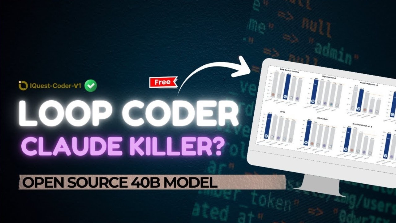 iQuest Loop Coder: Эта модель с открытым исходным кодом ПРЕВОСХОДИТ Sonnet 4.6 и Gemini 3?