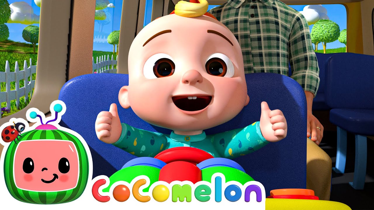 The Wheels on the Bus Go Round | Cocomelon | 🚌Wheels on the BUS Songs! | 🚌Nursery Rhymes for Kids