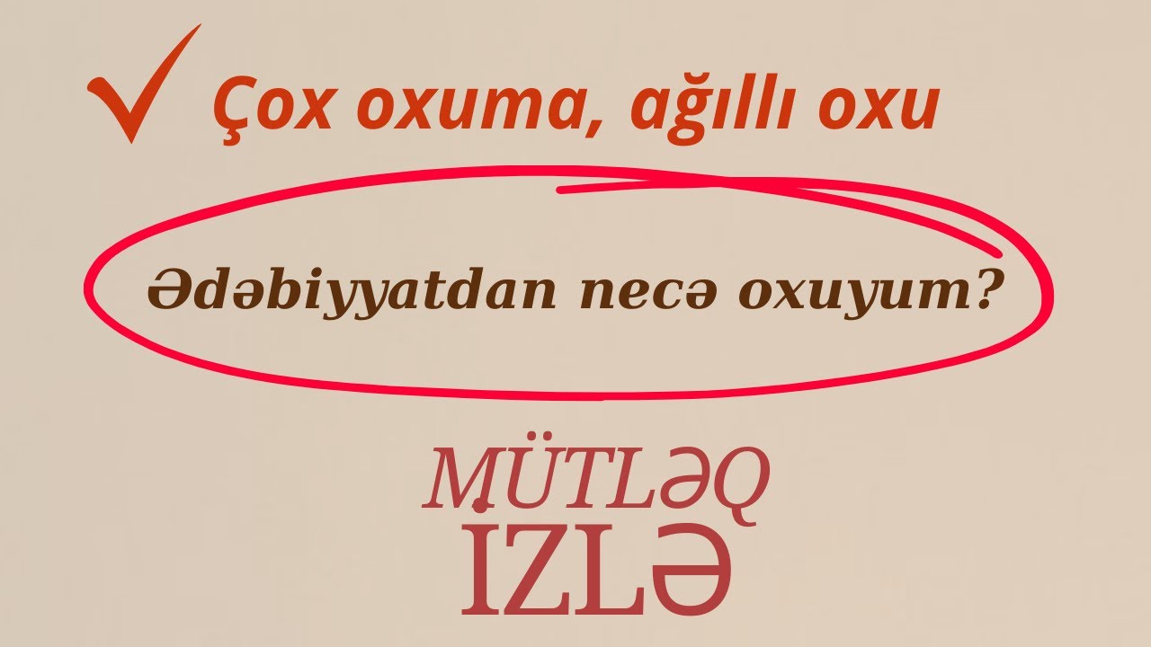 Ədəbiyyatdan MİQ və Sertifikasiyaya necə hazırlaşım?