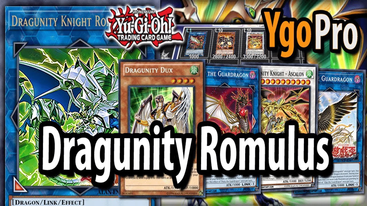 Dragunity Romulus (LVP2) - Dragunity LINK! Enter Guardragons! (NO Needlefiber!)