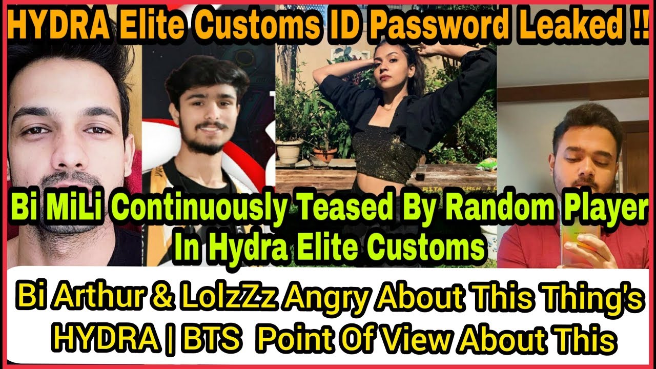 Bi Mili Tease By Random Player In Hydra Elite | Bi Arthur & LolzZz Super Angry