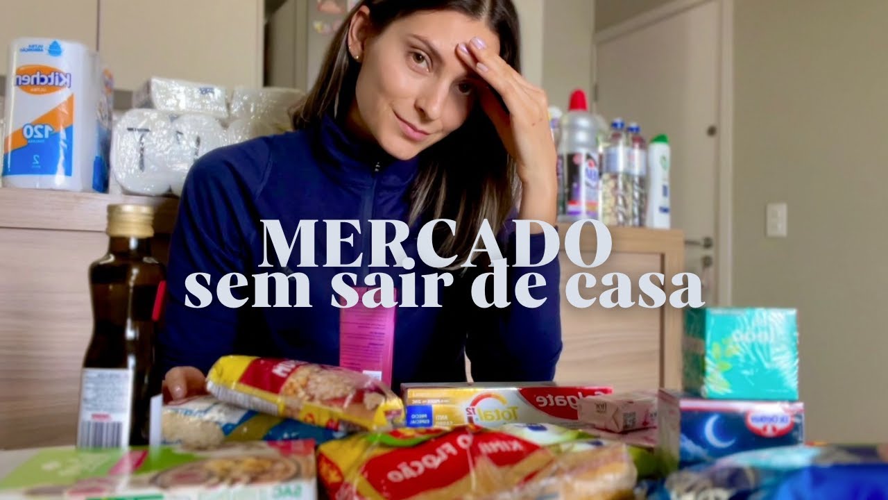 COMPRAS DO M&Ecirc;S ONLINE | minha primeira experi&ecirc;ncia | SUPERMERCADO
