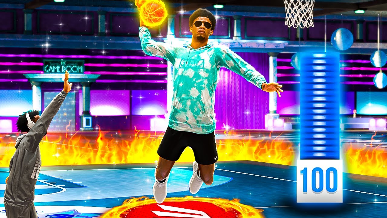 This is what happens when a build with a 100 CONTACT DUNK RATING goes to the 1v1 STAGE in NBA 2K22..