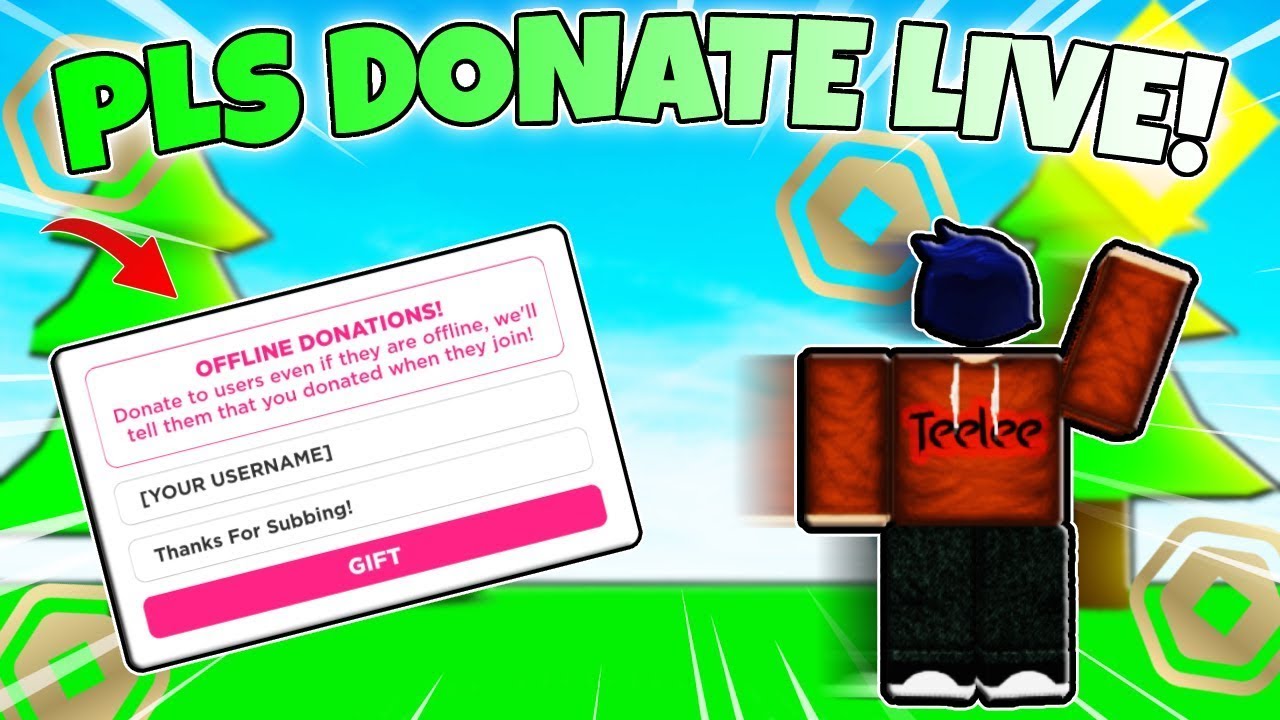 🔴 PLS DONATE LIVE | GIVING ROBUX TO VIEWERS! (Roblox Giveaway) 🎁