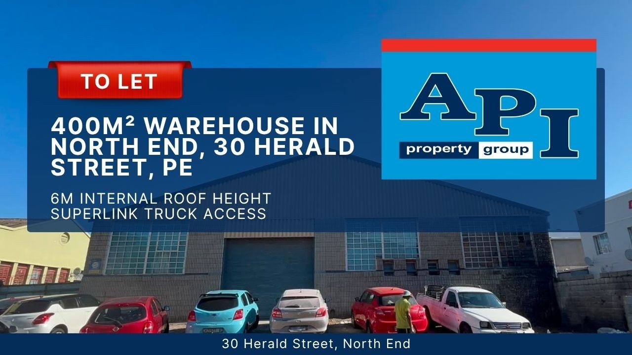 400m&sup2; Warehouse To Let in 30 Herald Street