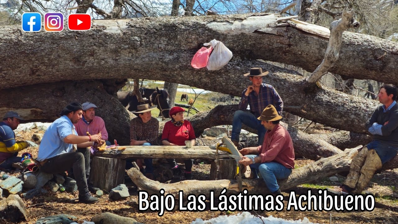 Arrieros La Cruzada Como Abrimos Huella por la Nieve Bajo las Lástimas Achibueno Cordillera Linares