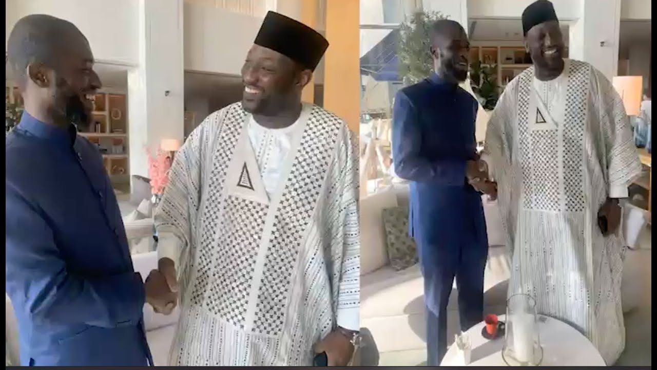 Ishaka sissoko et le pr&eacute;sident Ibrahima Diawara - Rencontre &agrave; Dubai (en sonnink&eacute;)