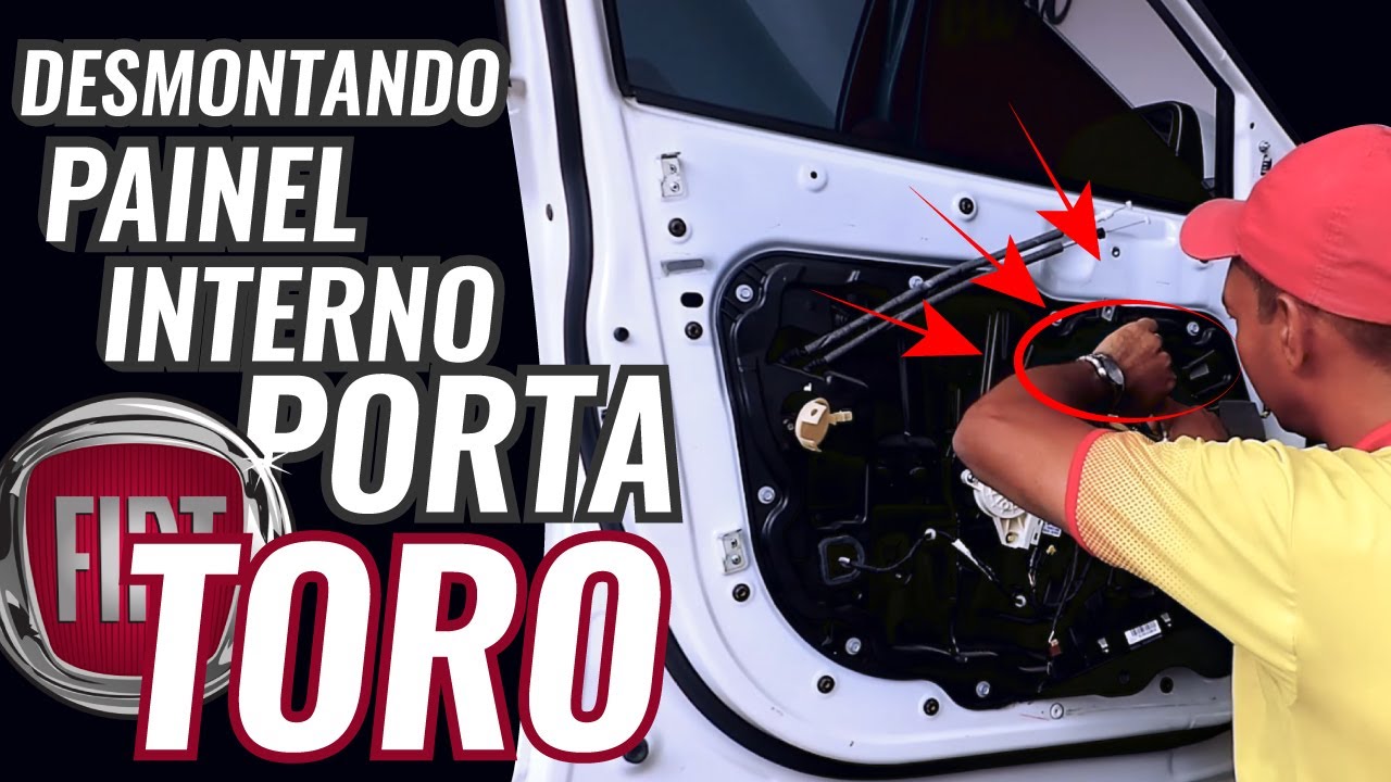 Como Remover Painel Interno da Porta da Fiat Toro