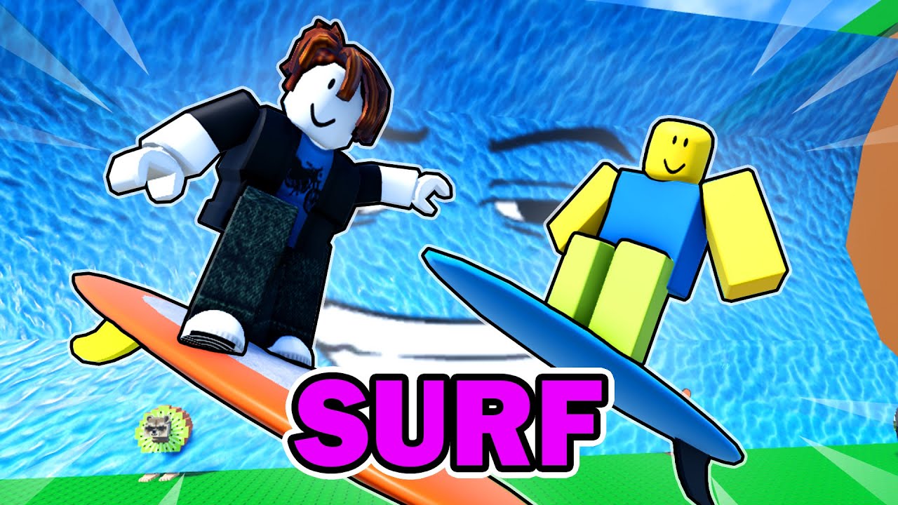 ESCAPE TSUNAMI, BUT YOU CAN SURF! Roblox Animation