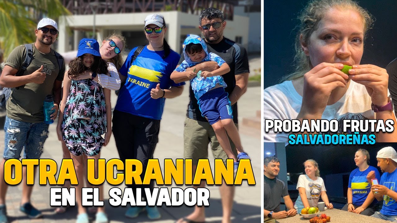 Otra Ucraniana visitando El Salvador - LES GUSTO?  Entrevista a @Latin-Ukrainian Life Tony y Tanya