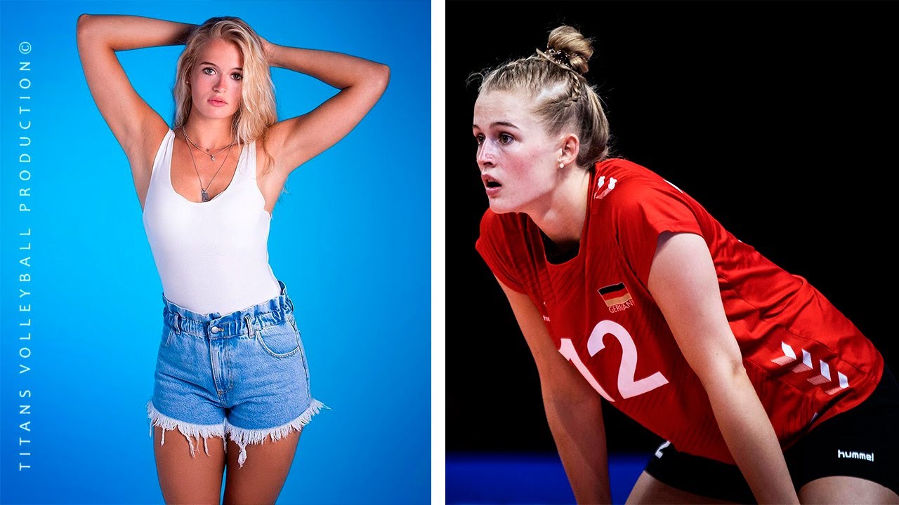 Beautiful and Talented Volleyball Player Hanna Orthmann | Women's VNL 2021