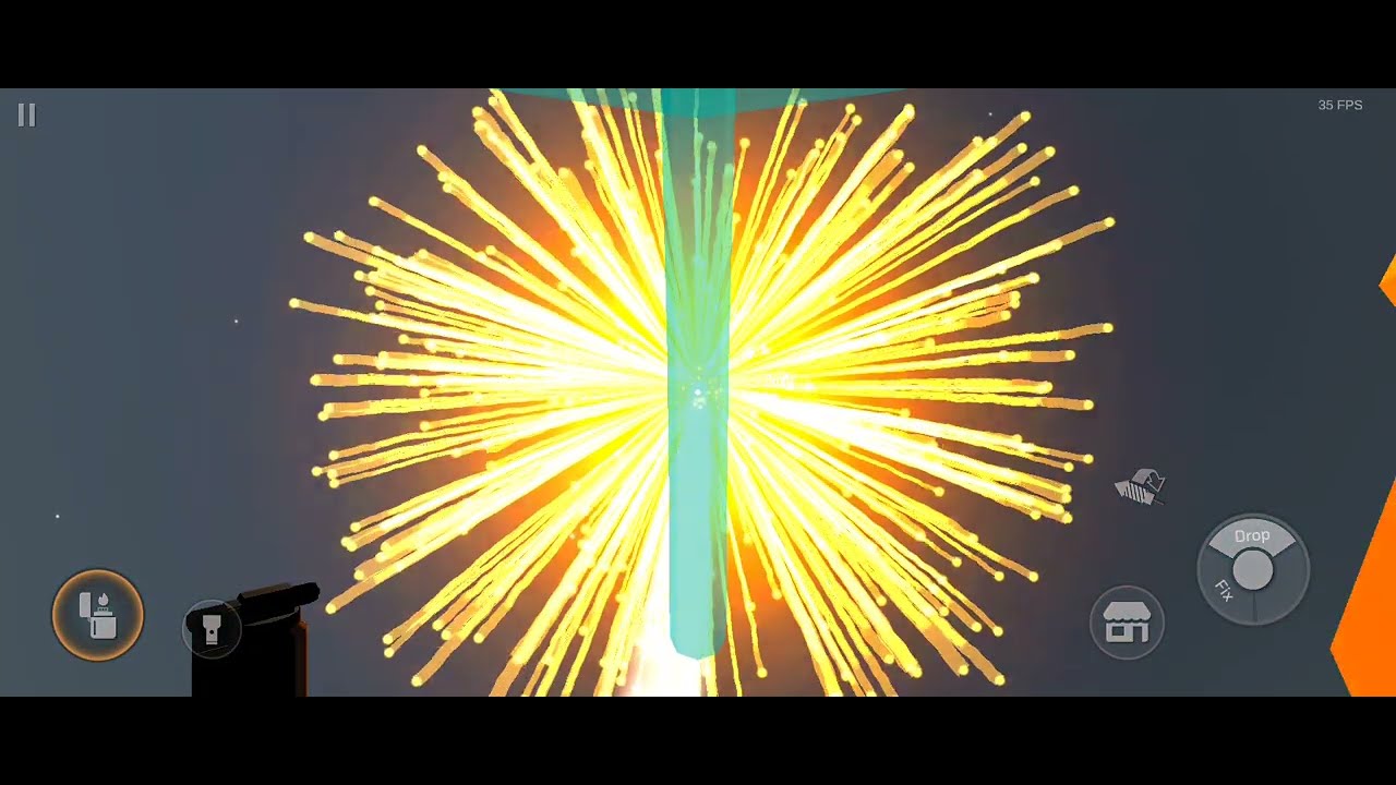 Odpaľovanie najsilnejšej guľovej pumy v hre Firework Play!