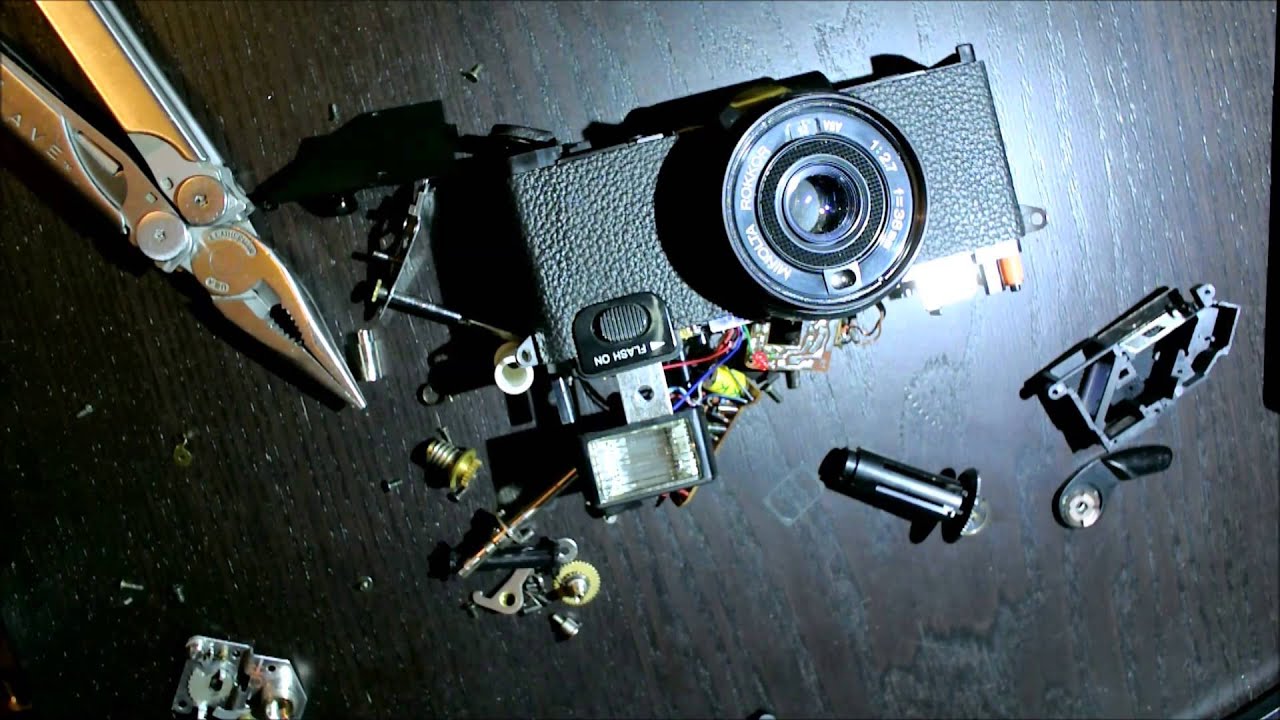 Minolta HI-MATIC S disassembly / teardown