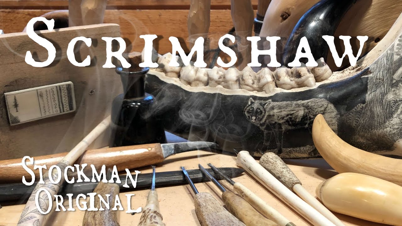 Подробный учебник по инструментам и техникам Scrimshaw