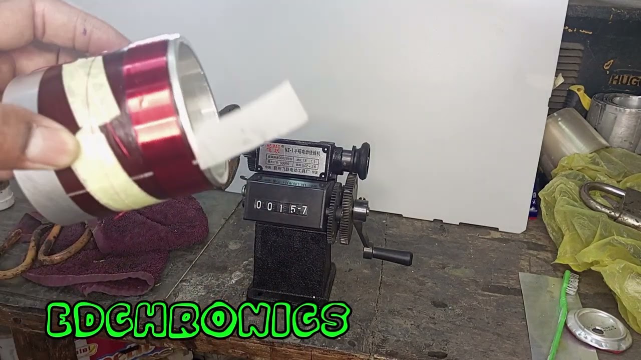 first time to use this hand winding machine
