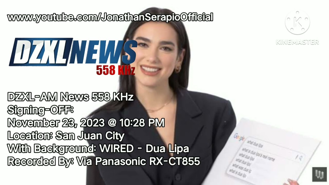 DZXL-AM News 558 KHz - Signing-OFF | (November 23, 2023)