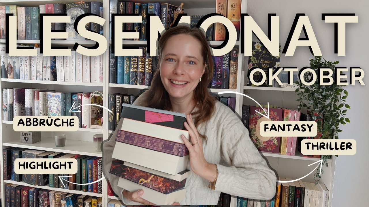 7 Bücher gelesen & 2 abgebrochen im LESEMONAT Oktober 🤓📚