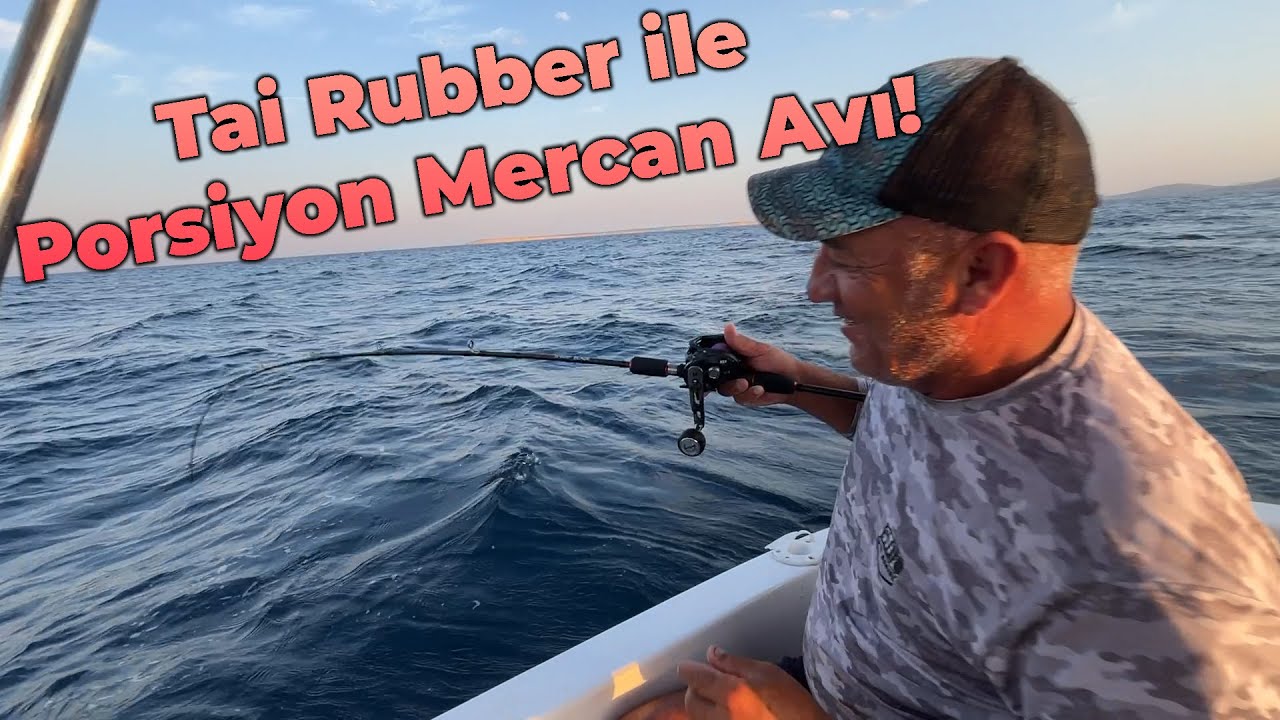 TAİ RUBBER İLE PORSİYON MERCAN AVI! | YEMEKLİK BALIKLARIMIZI ÇIKARTTIK.