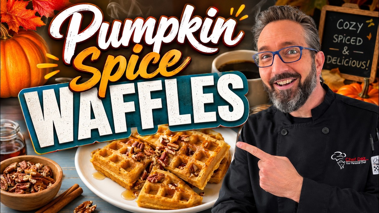 Pumpkin Spice Waffles
