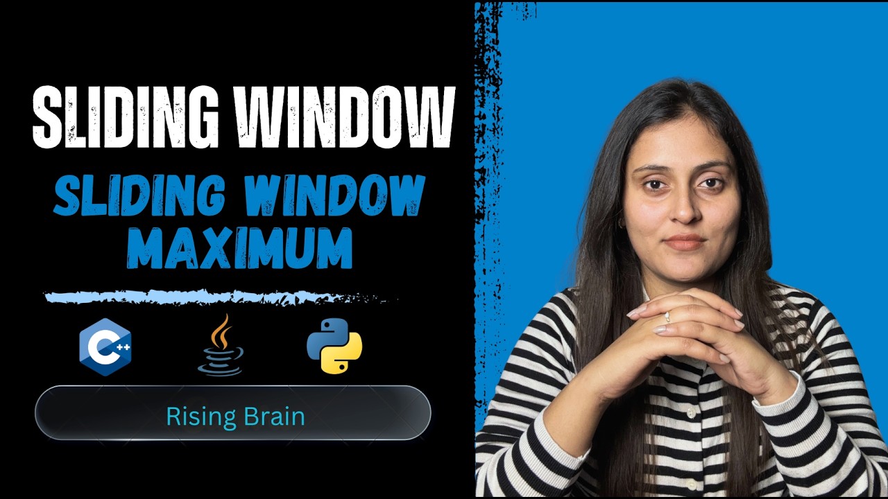 Sliding Window Maximum | From Brute Force to Optimal | C++, Java, Python