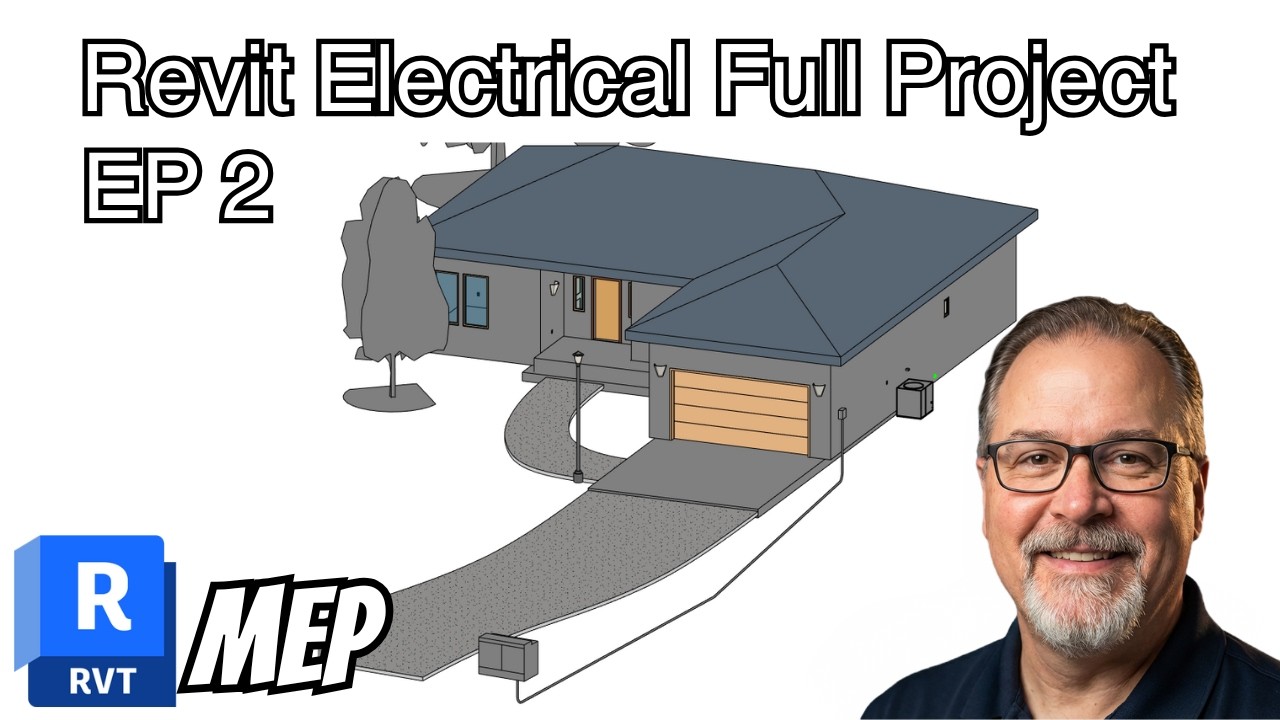 EP 2 Revit MEP Electrical Full Residential Beginner Course - POWER